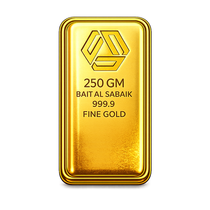 سبيكة ذهب 250 جرام 999.9