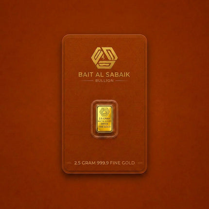 سبيكة ذهب 2.5 جرام 999.9