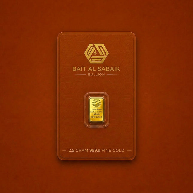 سبيكة ذهب 2.5 جرام 999.9