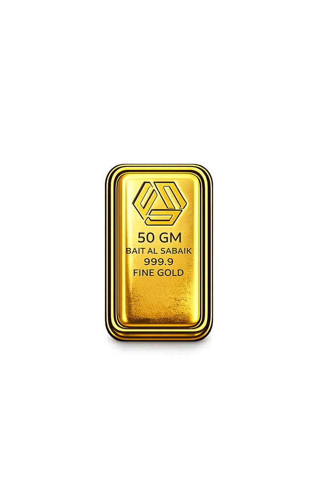 سبيكة ذهب 50 جرام 999.9