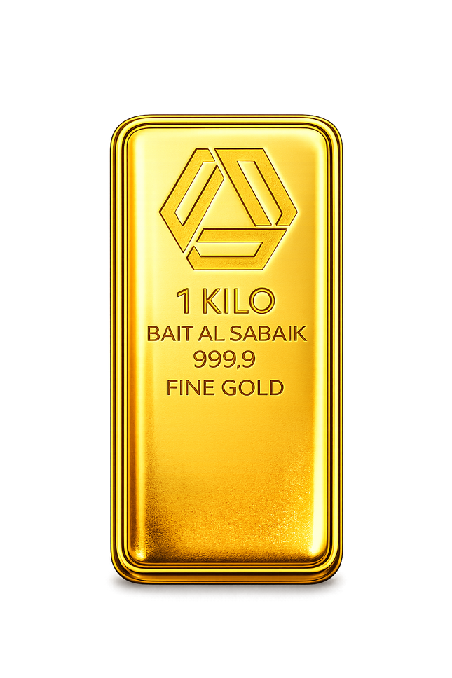 سبيكة ذهب 1 كيلوجرام 999.9
